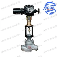 Проходной регулирующий клапан с электроприводом