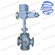 Электрический двухседельный клапан регулирования давления пара